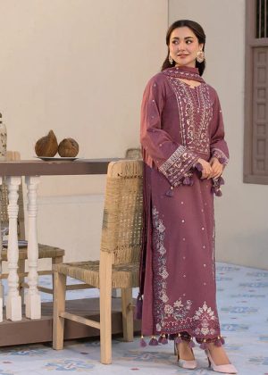 Lawn-3PC Embroidered Shirt with Digital Printed Chiffon Dupatta-5107