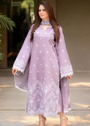 Lawn-3PC Embroidered Shirt with Digital Printed Chiffon Dupatta-5105
