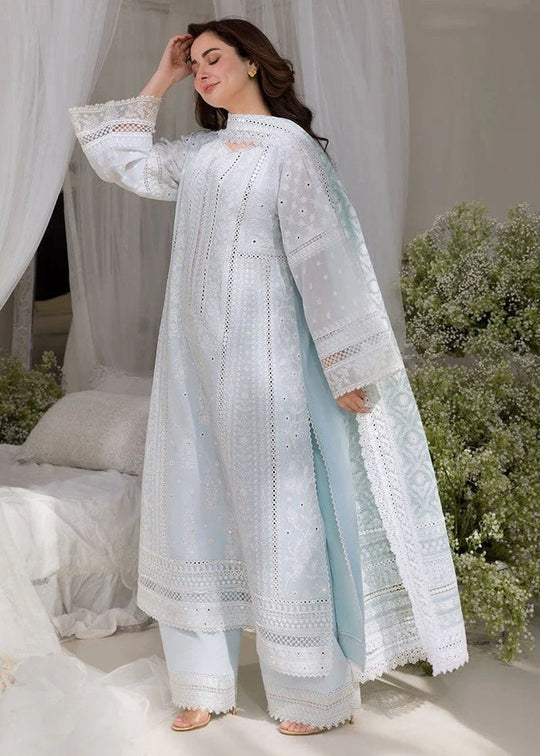 Lawn-3PC Embroidered Shirt with Digital Printed Chiffon Dupatta-5106