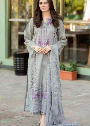 Embroidered Elegance Suit