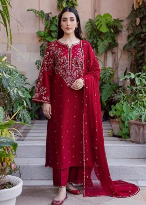 Embroidered Lawn Elegance Suit